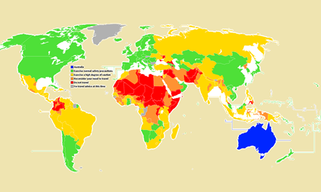 هشدار وزارت امور خارجه استرالیا/ از سفرهای غیرضروری به ایران خودداری کنید!