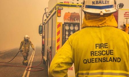 اعتراض به استفاده دولت ایالت کوئینزلند از بودجه  آتش نشانی برای مقابله با کرونا