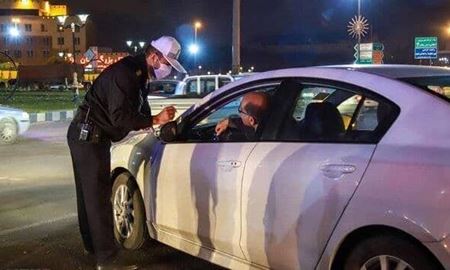 جریمه 37 هزار خودرو در ایران به دلیل نقض محدودیت‌های کرونایی 