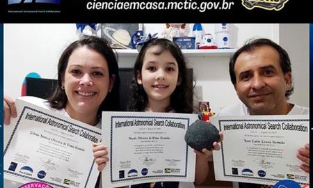 دختر بچه برزیلی کم سن‌ترین ستاره‌شناس جهان لقب گرفت