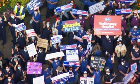 چهارمین دور از اعتصاب پرستاران در نیوساوت‌ولز برای افزایش حقوق