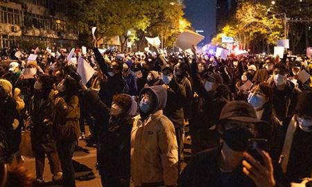 برخورد چین با افرادی که پست های اعتراضی را لایک می کنند