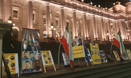 همبستگی مدنی با مردم ایران؛ تحصن ۲۴ ساعته در استرالیا ادامه دارد