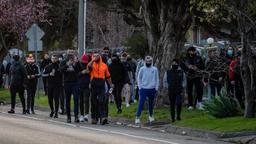 راهپیمایی اعتراض آمیز به محدویت های کرونا در ملبورن