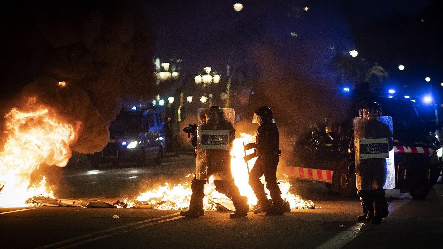 اعتراضات اسپانیا در پی دستگیری رپر مخالف پادشاهی