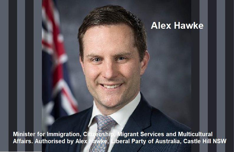 زندگینامه الکس هاوک، وزیر جدید مهاجرت استرالیا