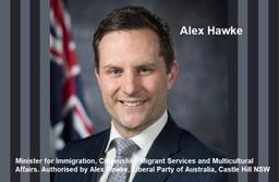 زندگینامه الکس هاوک، وزیر جدید مهاجرت استرالیا