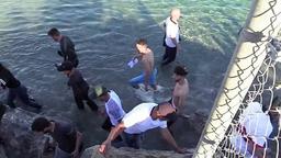 هجوم پناهجویان مراکشی به اسپانیا