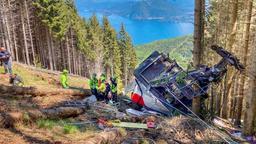 سقوط تله‌کابین در شمال ایتالیا