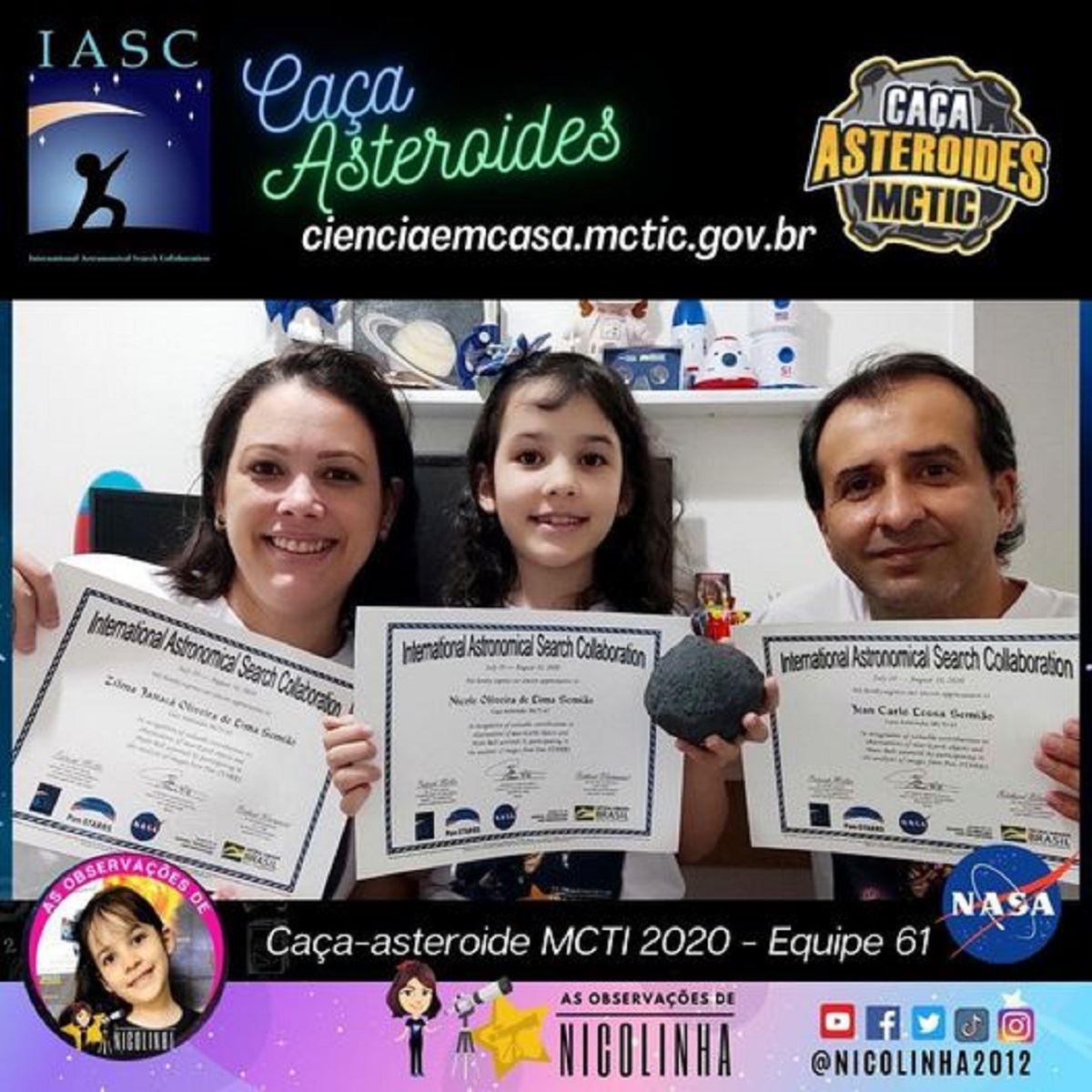 دختر بچه برزیلی کم سن‌ترین ستاره‌شناس جهان لقب گرفت