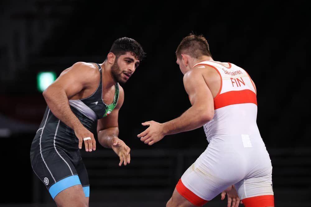 کسب نخستین مدال کشتی ایران در المپیک توکیو