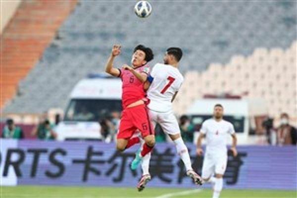 توقف تیم‌ ملی فوتبال ایران در دیدار با کره جنوبی 