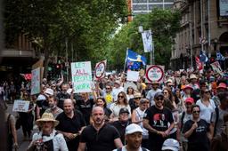 ادامه برپایی راهپیمایی در اعتراض به اجباری شدن تزریق واکسن کووید-19 در سرتاسر استرالیا