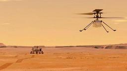 بالگرد نبوغ ناسا اولین پرنده دست‌ساز بشر در سطح مریخ