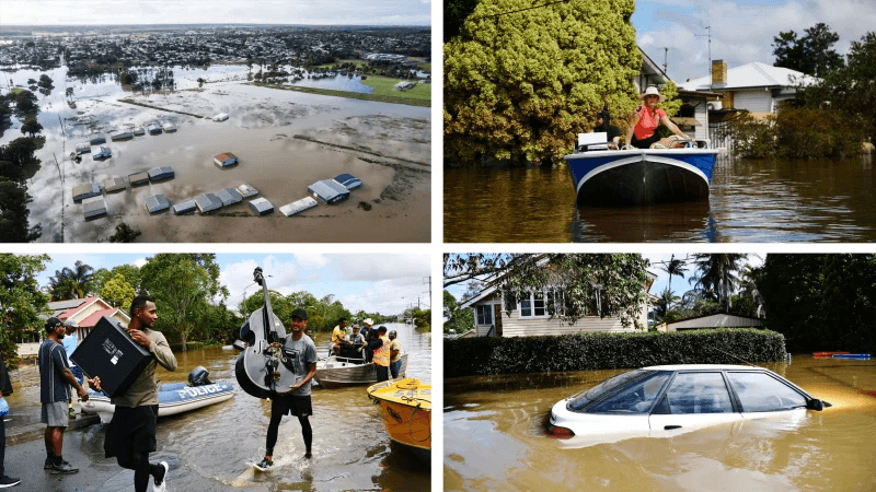 تشدید وضعیت بحرانی در مناطق سیل‌زده استرالیا