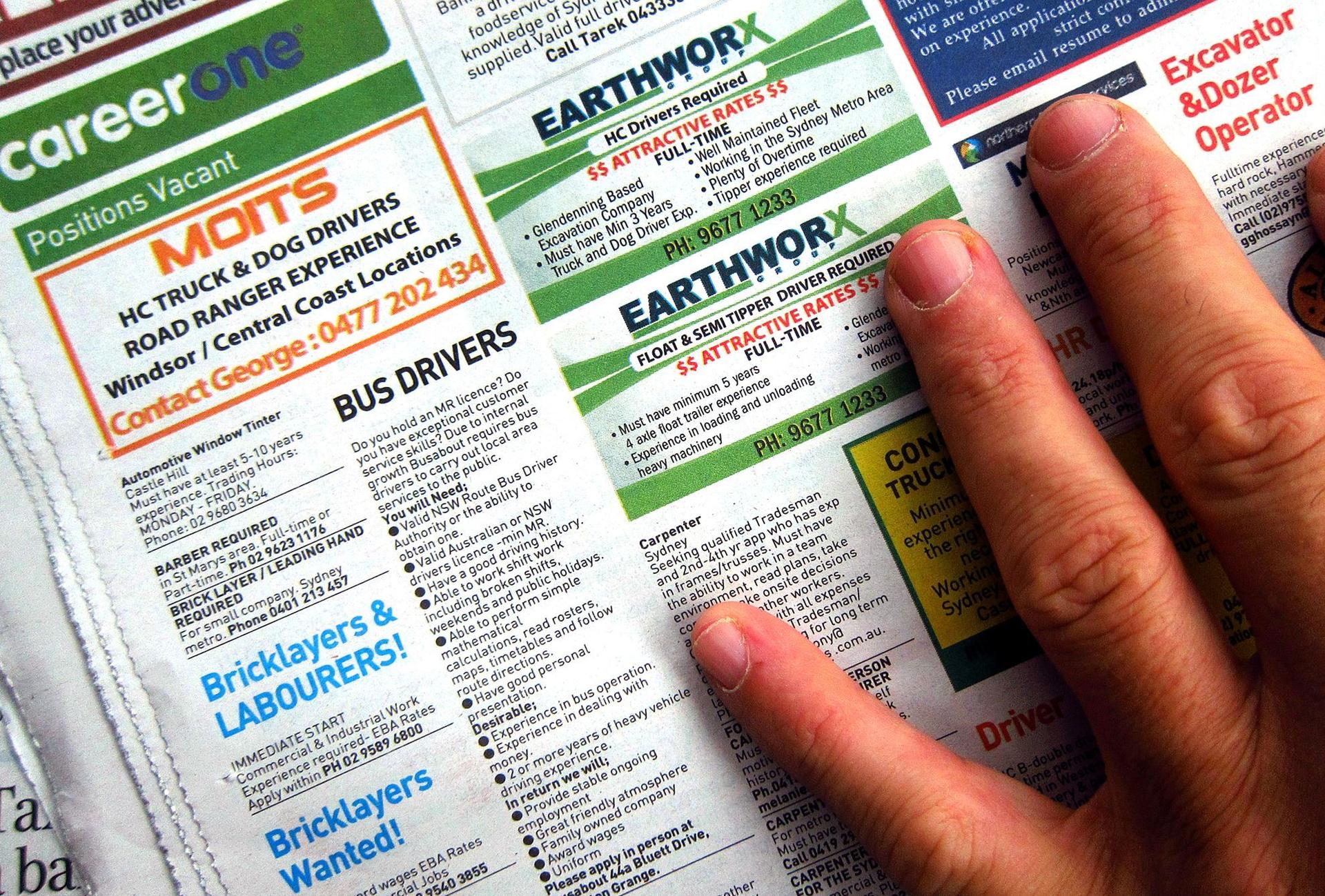 چالش‌ شهروندان استرالیایی برای یافتن کار،به رغم کاهش نرخ بیکاری