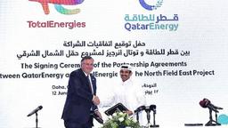 قرارداد قطر و فرانسه برای توسعه میدان گازی مشترک با ایران