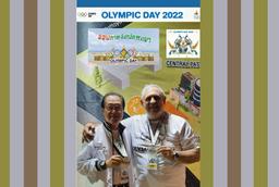 اعطای نشان روز المپیک تایلند به دکتر دهناد