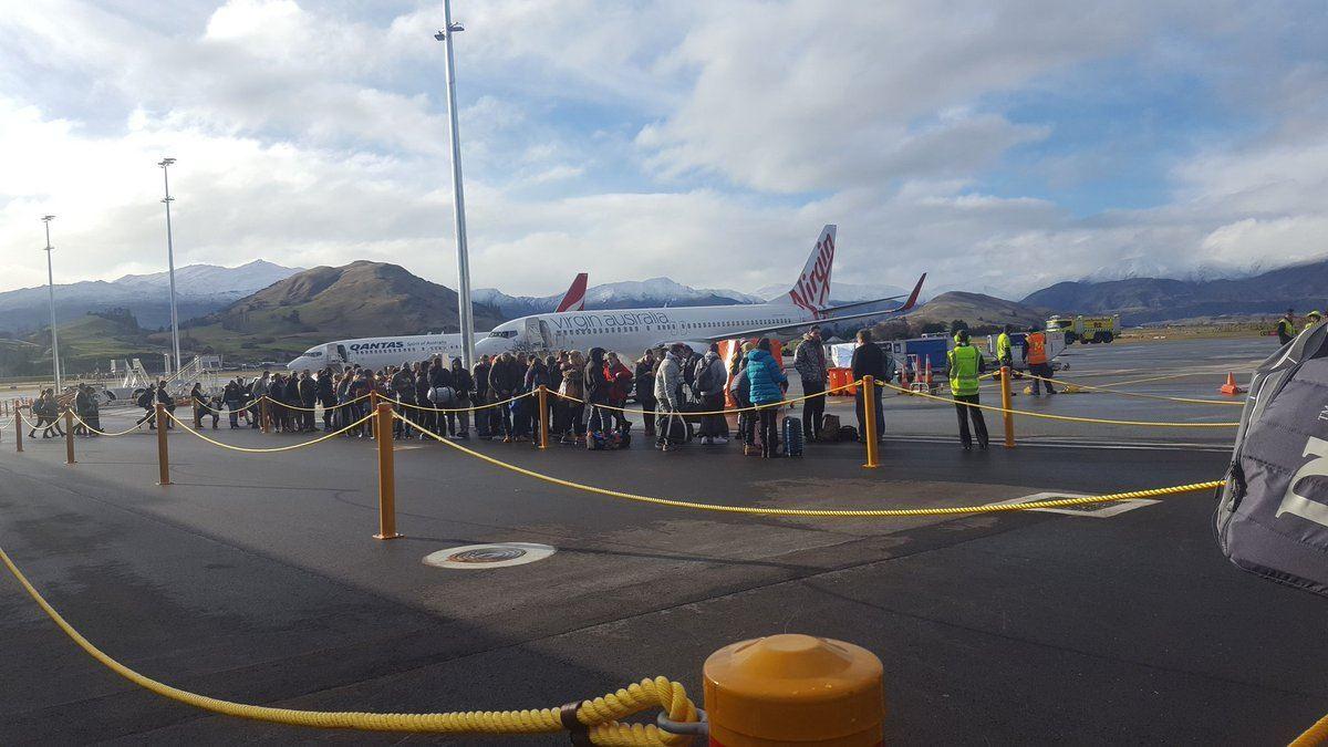 تهدید به بمب‌گذاری در فرودگاه کوئینزتاون در نیوزیلند