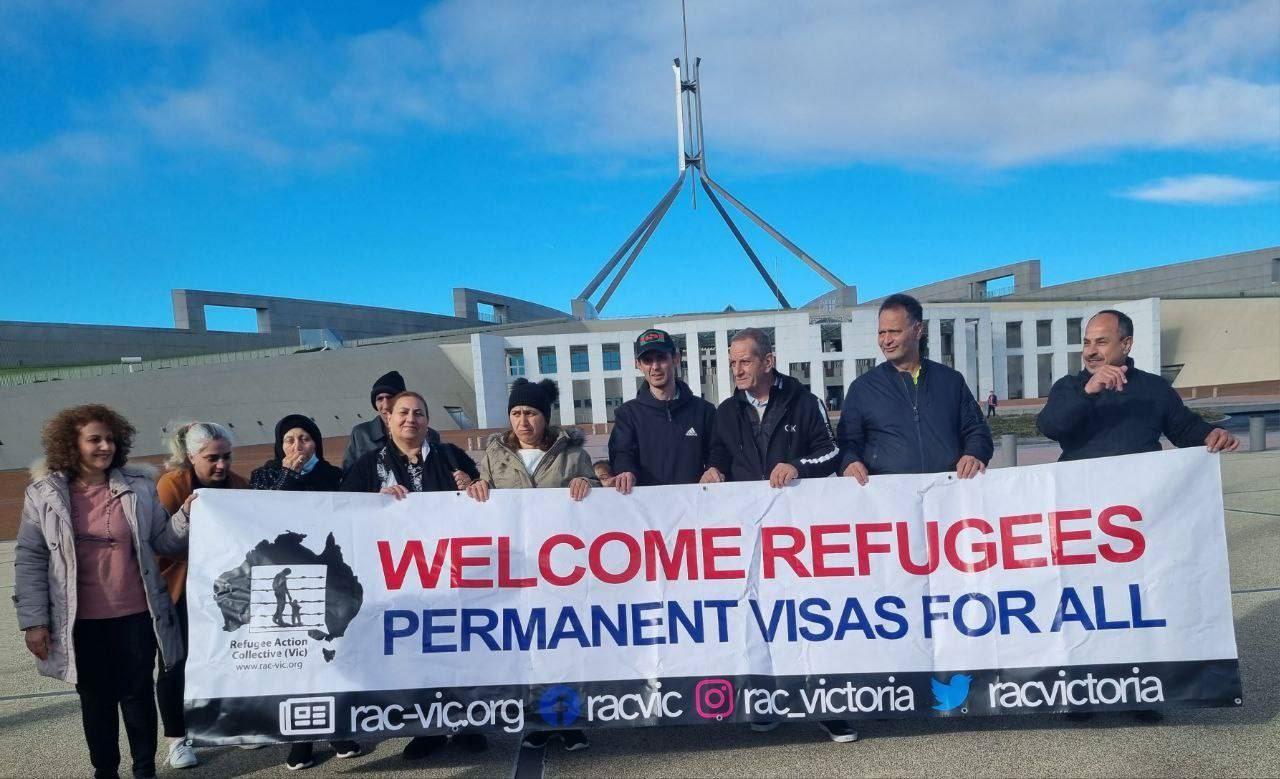 ادامه تجمع معترضان به بلاتکلیفی اقامت در استرالیا 