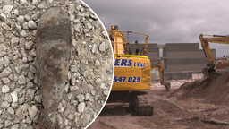 کشف بمب جنگ جهانی دوم در یک کارگاه ساختمانی در ملبورن