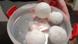 بارش تگرگ‌های بزرگ به اندازه توپ گلف در ایالت ویکتوریا