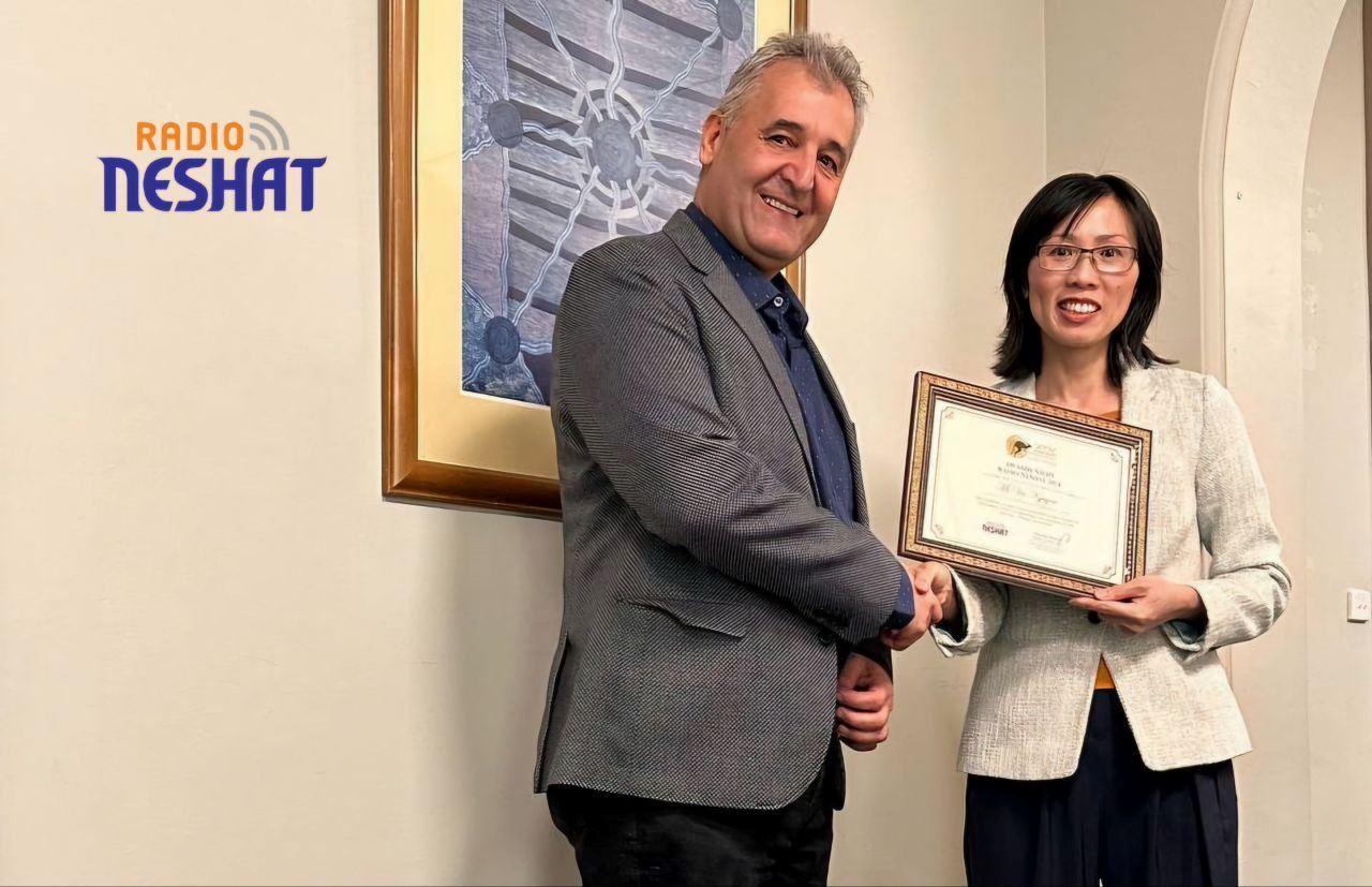 جلسه مشترک رئیس کمیسیون چندفرهنگی ویکتوریا با رادیو نشاط استرالیا