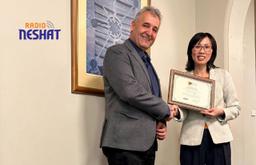 جلسه مشترک رئیس کمیسیون چندفرهنگی ویکتوریا با رادیو نشاط استرالیا