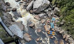 نجات یک توریست خارجی در ایالت تاسمانی، پس از قطع پا!