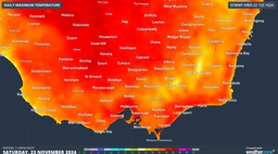 هوا در جنوب شرقی استرالیا خنک‌تر می‌شود