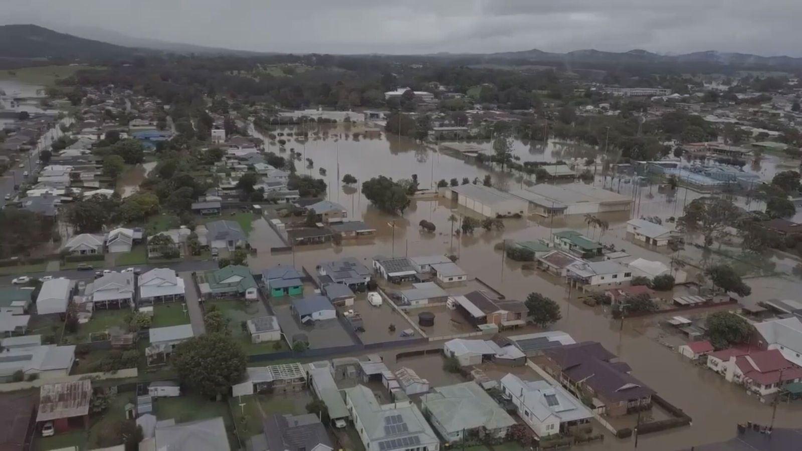 کاهش بارش‌ها و فروکش کردن تدریجی سیلاب در ایالت نیوساوت‌ولز