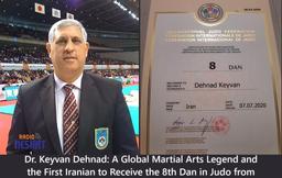 دکتر کیوان دهناد؛ اسطوره‌ای جهانی و نخستین ایرانی دارنده دان ۸ جودو از فدراسیون جهانی