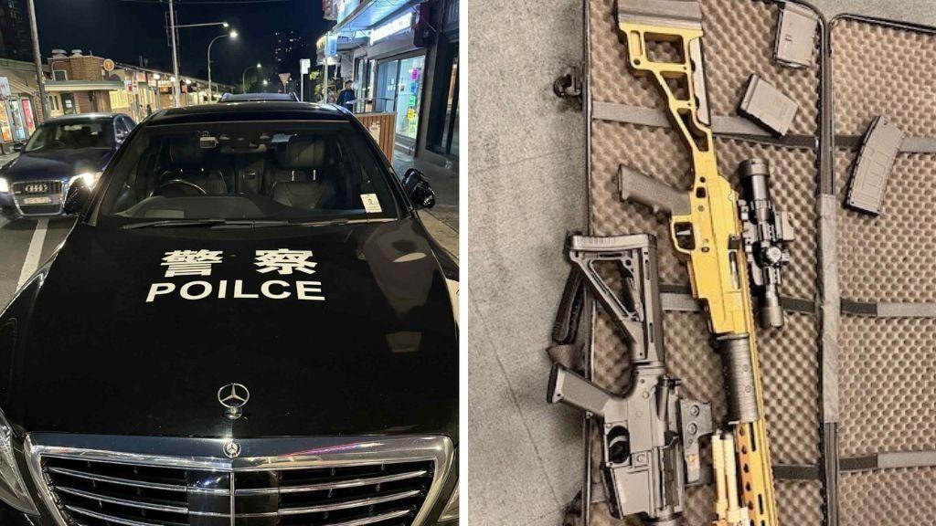 بازداشت مردی با خودروی "پلیس چین" و مهمات جنگی در سیدنی