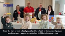 صبحانه رایگان برای ۵۰ هزار دانش‌آموز ایالت تاسمانی استرالیا از سال آینده