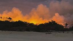 آتش‌سوزی بزرگ در جزیره توریستی مورتون آیلند