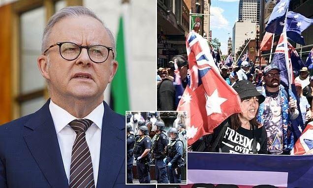 برگزاری راهپیمایی ضد مهاجرت در سیدنی و ملبورن با وجود مخالفت مقامات سیاسی‌