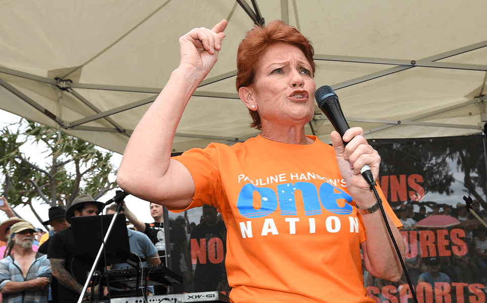 تغییر معادلات سیاسی در استرالیا؛ رشد چشمگیر One Nation در نظرسنجی‌ها
