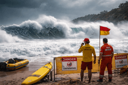 هشدار شدید هواشناسی در استرالیا؛ امواج تا ۵ متر سواحل شرقی را تهدید می‌کند
