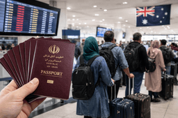 ممنوعیت ورود گردشگران ایرانی به استرالیا؛ بیش از ۷ هزار دارنده ویزا بلاتکلیف شدند