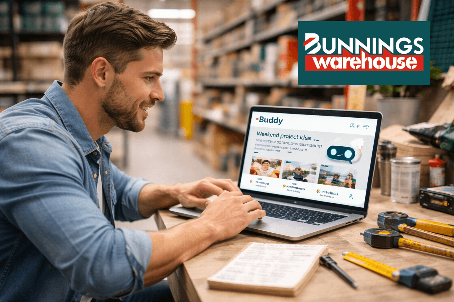 Bunnings با «Buddy» وارد عصر جدید خرید شد؛ دستیار هوشمند برای پروژه‌های خانگی استرالیایی‌ها