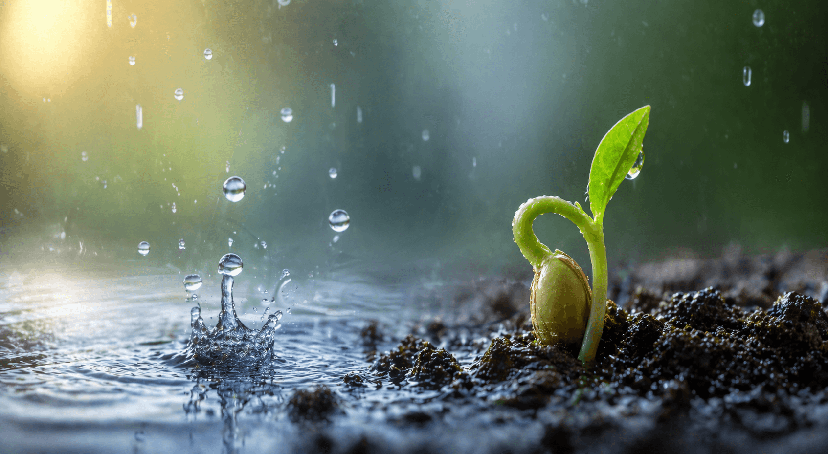 آیا دانه‌ها صدای باران را می‌شنوند؟ کشف شگفت‌انگیز دانشمندان درباره راز جوانه‌زنی سریع‌تر