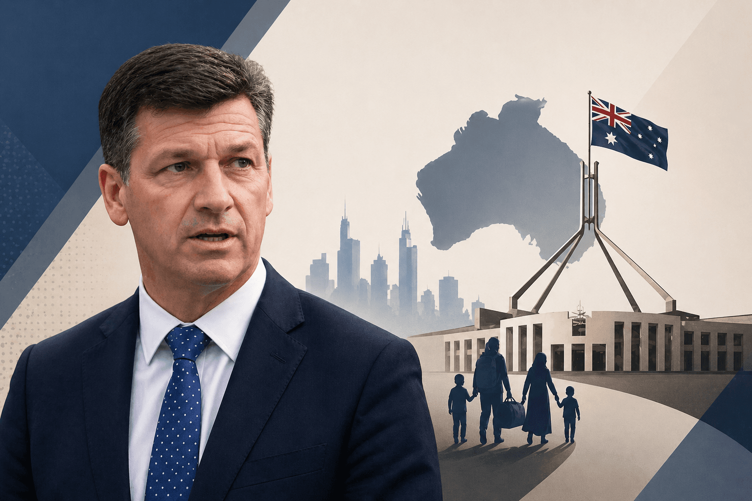 تنش تازه بر سر مهاجرت در استرالیا؛ اظهارات جنجالی آنگوس تیلور درباره «کشورهای بد»