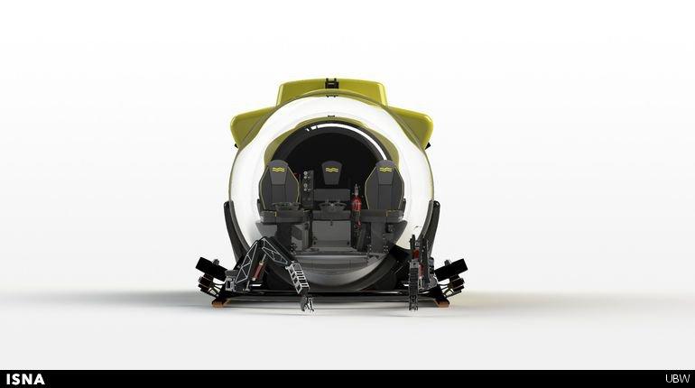 نخستین زیردریایی تمام شفاف سه نفره جهان