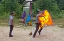 خبر فوری - پناهنده ایرانی خود را در  اردوگاه نائورو به آتش کشید