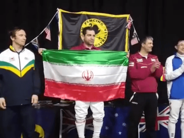  تیم پیشکسوتان شمشیربازی ایران درمسابقات آسیا و اقیانوسیه 2016 استرالیا موفق به کسب مدال طلا شد 