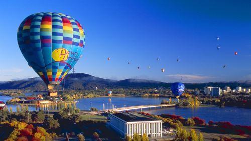 گردشگری استرالیا/کانبرا ...پایتخت/ پرواز با بالون ( Sunrise Hot Air Balloon Flight )