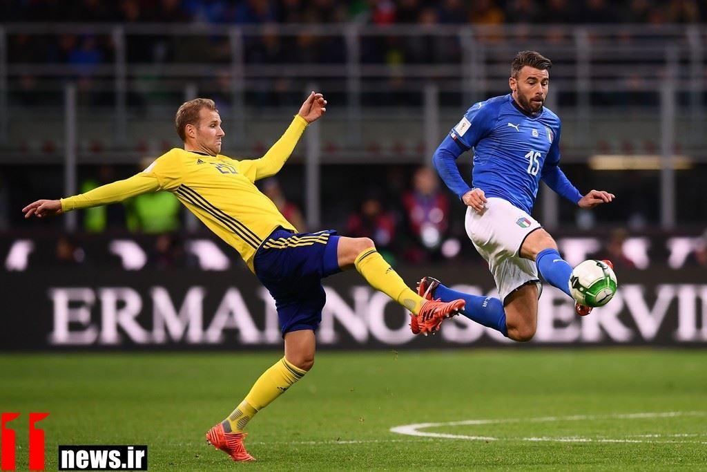 حذف تلخ ایتالیا از جام جهانی فوتبال 2018