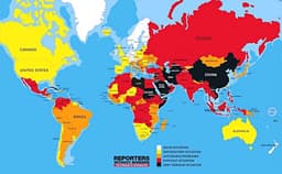  استرالیا در رتبه 19، افغانستان رتبه 118 و ایران در رتبه ۱۶۴ "رده‌بندی جهانی آزادی رسانه‌ها "