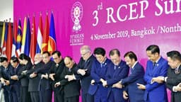 رهبران ۱۶ کشور در  بزرگترین پیمان تجاری جهان 