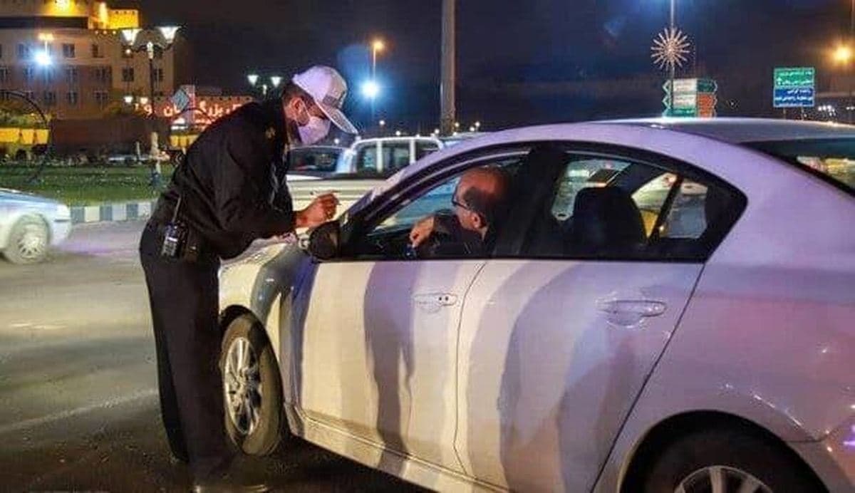 جریمه 37 هزار خودرو در ایران به دلیل نقض محدودیت‌های کرونایی 